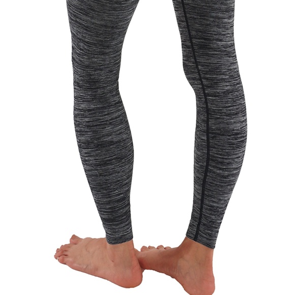 All Gray Leggings with mid rise waistband - Picture 3 of 5